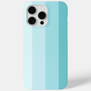 Elegante pastelblauwe gradiënt verticale strepen iPhone 15 pro max hoesje