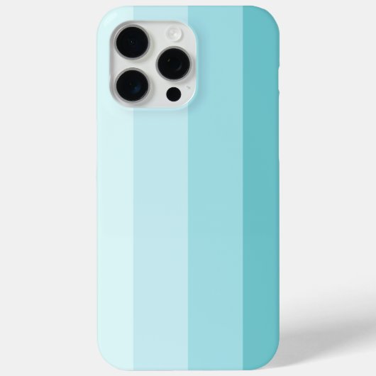 Elegante pastelblauwe gradiënt verticale strepen Case-Mate iPhone case (Achterkant)