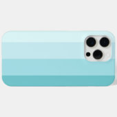 Elegante pastelblauwe gradiënt verticale strepen Case-Mate iPhone case (Achterkant (horizontaal))