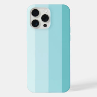 Elegante pastelblauwe gradiënt verticale strepen iPhone 15 pro max hoesje