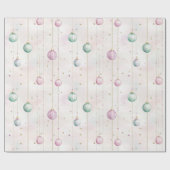 Elegante pastelkerst cadeaupapier (Vlak)