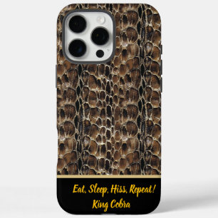 Elegante patronen van afgeworpen slangenhuiden te iPhone 16 pro max hoesje