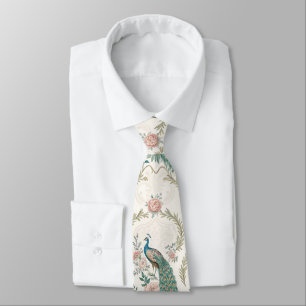 Elegante Pauw Bloemige Vintage (2) Stropdas