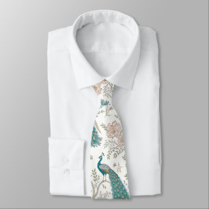 Elegante Pauw Bloemige Vintage (4) Stropdas