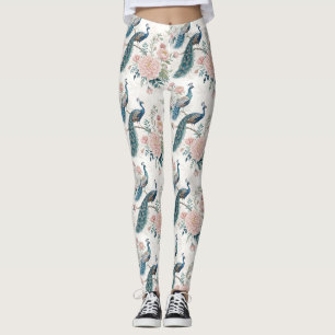 Elegante Pauw Bloemige Vintage (8) Leggings