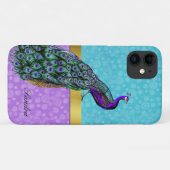 Elegante Pauw iPhone Case-Mate iPhone Case (Achterkant (horizontaal))