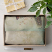 Elegante  pauwen tissuepapier (Geschenk)