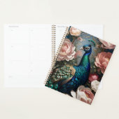 Elegante Peacock Pink Peonies Planner (Display)
