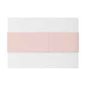 Elegante Pearl Gold Script Wedding Romantische Par Uitnodigingen Wikkel (Achterkant Voorbeeld)