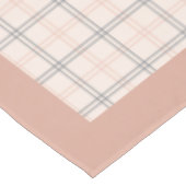 Elégante Pêche et À damiers gris nappe (Angle)