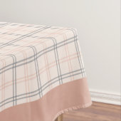 Elégante Pêche et À damiers gris nappe (In Situ)