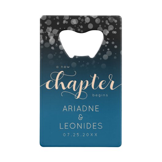 Elégante Pêche Océanique Bleu Mariage Un Nouveau C (Devant)