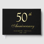 Élégante photo 50e anniversaire de Mariage (Recto)