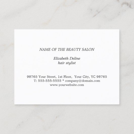 Elégante photo Beauté Salon Chaises de référence c (Dos)