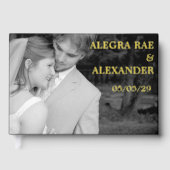 Élégante photo de Mariage noir (Recto)