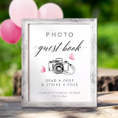 Élégante photo Fête des mariées du livre d'or