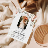 Élégante photo Invitation Anniversaire