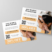 Elegante Photo Massage Therapeut Korting Flyer