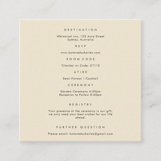 Élégante photo moderne personnalisée Qr Code carte (Devant)