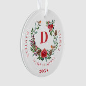 Élégante photo monogramme de famille de couronnes  (devant)