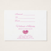 Élégante photo Pink Peony | Certificat cadeau de s (Dos)