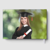 Élégante Photo Purple Graduation Party (Verso)