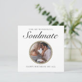 Elégante Photo Romantique Petite amie Carte d'anni (Debout devant)