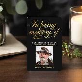 Elégante photo Sympathie Funéraire Cartes de prièr