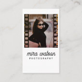 Elégante Photographie Carte de visite Design et so (Devant)