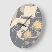 Elegante pianist grote klok (Hoek)