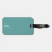 Elegante piloot van de Jet Bagagelabel (Achterkant horizontaal)