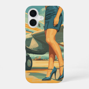 Elegante piloot van de Jet iPhone 16 Hoesje
