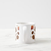 Elégante Pine Cone Espresso Mug - Célébration de l (Dos)