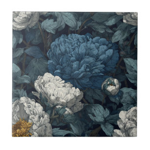 Elegante Pioen Keramische Tegels Voor Tegeloppervl Tegeltje