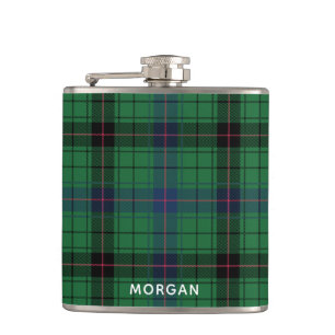 Elegante Plaid Davidson Tartan Op Maat Heupfles