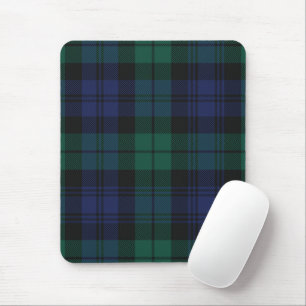 Elegante Plaid Klassieke Rustieke Groene Tartan Muismat