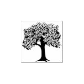 Elegante plakboekboom 	rubberstempel (Afrduk)