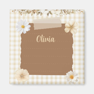 Elegante Planner met Soft Stamp & Roos Accents – C Magneet