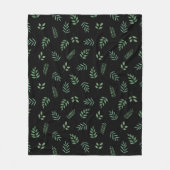 Élégante polaire d'impression feuille - Couverture (Devant)