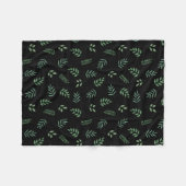 Élégante polaire d'impression feuille - Couverture (Devant (Horizontal))