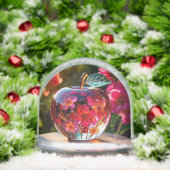 Élégante pomme de verre décoratif (Noël)