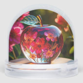 Élégante pomme de verre décoratif (Arrière)