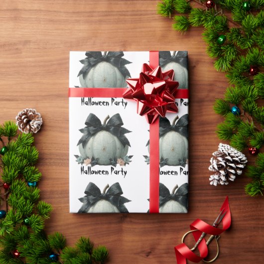 Elegante pompoen Halloween Party Design Cadeaupapier (Feestdagen Geschenken)