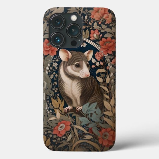 Elegante Possum William Morris Geïnspireerd Case-Mate iPhone Case (Achterkant)