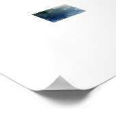 Elégante Poster d'aquarelle de Château Français (Coin)