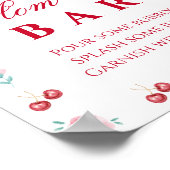 Elégante Poster de bar Maman-osa Floral Cherry (Coin)