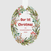 Élégante première couronne de Noël (devant)