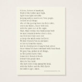 Élégante Première sainte communion Souvenir Saint (Dos)