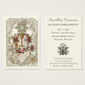 Élégante Première sainte communion Souvenir Saint (Devant & derrière)