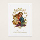 Élégante Première sainte communion Souvenir Saint  (Devant)